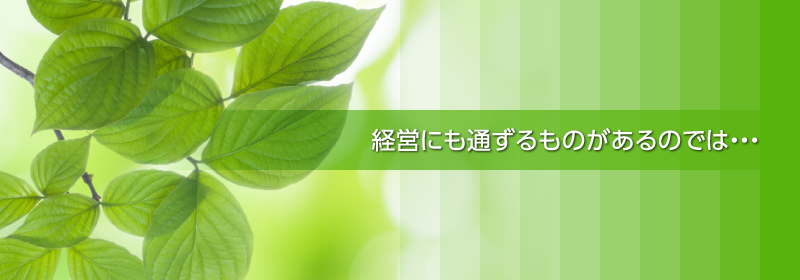 経営にも通ずるものがあるのでは・・・